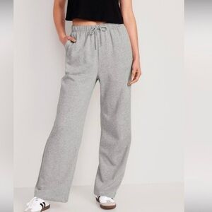 Old Navy Extra High Waisted Vintage Sweatpants Small Gray